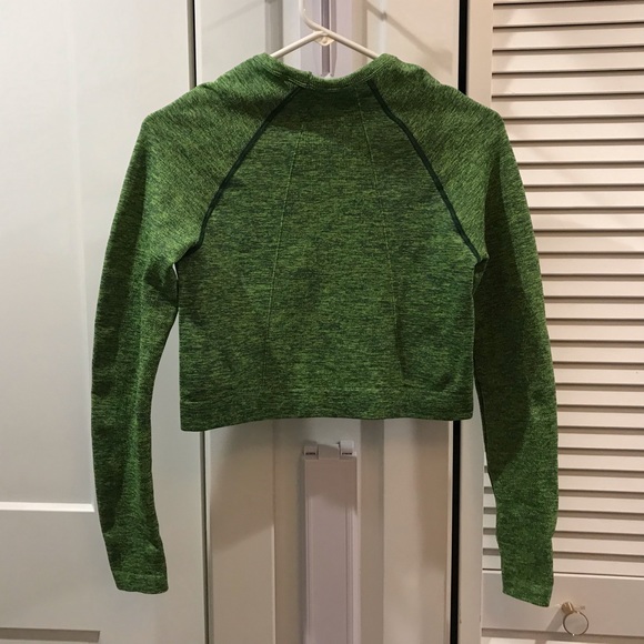 Fabletics Bri Ribbed Seamless Cropped Long Sleeve - Picture 4 of 5